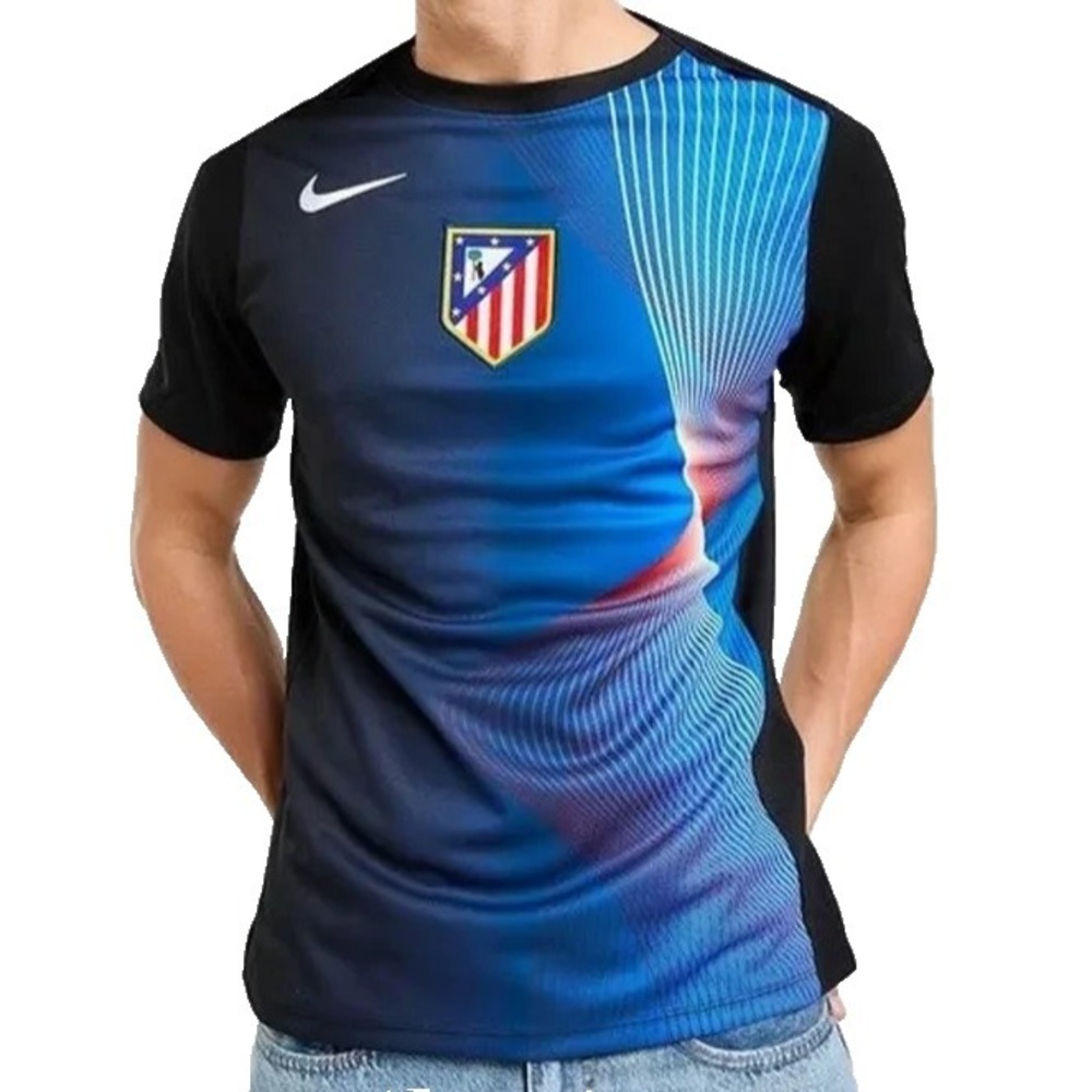 Atletico Madrid Atleti Nike Soccer Jersey Men's M Blue Multi NWT